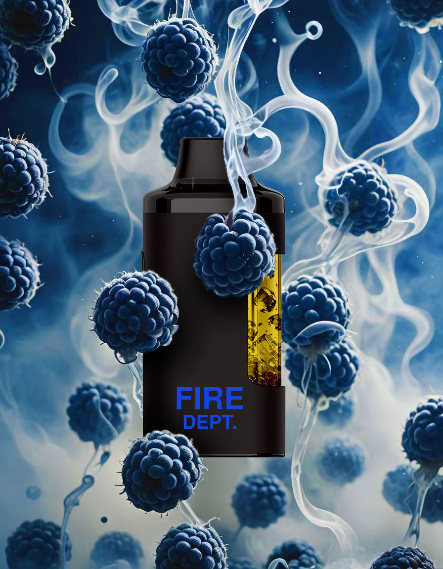 Fire Dept. Blue Razz Disposable Vape