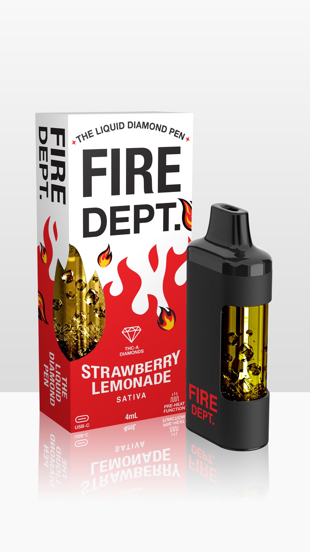 Fire Dept. Strawberry Lemonade Disposable Vape